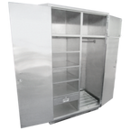 Thumbnail image #2 for IMC/Teddy CHCB-24 Stainless Steel Chef's Cabinet, 24"W x 45"D x 84"H, Hinged Double Doors