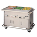 Thumbnail image #1 for Piper Products/Servolift Eastern Elite 2-HF-HIB Mobile Electric Hot Food Serving Counter, 32", 2 Sealed Wells, Stainless Steel