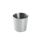 Thumbnail image #1 for CAC China SMFC-3S Mini Fry Cup, 3-1/2-inch Diameter x 3-1/2-inch High, Stainless Steel, Smooth Finish Case of 120