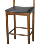Thumbnail image #1 for ATSMFG ATS AT&S-980-BS Armless Commercial Bar Stool with Wood Back and Upholstered Contour Seat