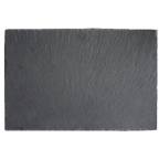 Thumbnail image #1 for Vertex China Slate S-R16 Rectangular Slate Serving Plate, 9-3/4" x 4-3/4" Case of 2 Dozen