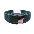 Thumbnail image #1 for TableCraft Products Cash & Carry C1084FG Jumbo Oval Fast Food Basket, Forest Green Polypropylene, 11-3/4" x 9" x 1-3/4" Case of 3
