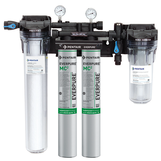 Product image #4 for Everpure High Flow CSR Twin-MC2 Commercial Water Filtration System for Combination Coffee Brewers, Fountain, Ice & Steam