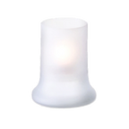 Thumbnail image #1 for Sterno Classic Elegance 80132 Frosted Glass Candle Lamp, 4-1/2" H x 3-3/4" Diameter