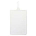 Thumbnail image #1 for TableCraft Products Frostone 11498 Melamine Rectangular Serving Paddle, White, 15-3/4" x 7-3/4" Platter with 5" Handle Case of 5