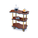 Thumbnail image #1 for Lakeside Manufacturing 36400 Serving Cart, 3 Open Shelves, Handle Cutouts, 42-1/2"W x 23-1/4"D x 35-1/4"H