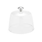 Thumbnail image #1 for Global Tableware Collective Dalebrook, Loom DBTC52638 Round Clear SAN Dome Lid, 7-7/8" x 6-1/2" 1 Dozen
