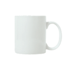 Thumbnail image #1 for Libbey Reflections 911194025 13 oz Porcelain Coffee Mug with Polished Foot, Aluma White Body