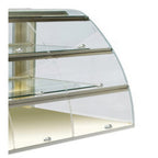 Thumbnail image #1 for RPI Industries Vienna VIDD2-27-R-CV-FD Dry Countertop Pastry Display Case, 31-1/2"W, Self-Service, Curved Glass, 2 Shelves