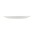 Thumbnail image #2 for CAC China Bahamas BHM-16 Porcelain Plate, 10-3/4" Round, Embossed Rim, Bone White 1 Dozen