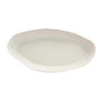 Thumbnail image #1 for Steelite International Delfin, Marisol Sandshell 7002DD003 Melamine Antipasto Serving Bowl, 2.75 qt., 19-1/2" x 10" x 2-1/4", Beige