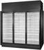 Thumbnail image #5 for True 3-Section Left-Hinge Glass Door Refrigerated Merchandiser, Self-Contained, Medium Temp, Black Exterior/White Interior