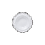 Thumbnail image #1 for Steelite International Folio, Porcelain 62582FP816 Round Porcelain Rim Fruit Dish, Adelina Triple Line Slate, 5.5 x 1.75 in Case of 2 Dozen