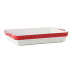 Thumbnail image #1 for Tuxton China DisplayTux EAQ-201 Porcelain Rectangular Casserole Dish, 6-1/4 qt., 18-1/2 x 11 x 3 in, Without Lid Case of 2