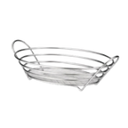 Thumbnail image #1 for TableCraft Products H7176 Oval Heavyweight Chrome-Plated Metal Serving Basket, 13-3/4 x 10-3/4 x 3-1/4 in Case of 6