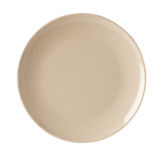 Thumbnail image #1 for G.E.T. BambooMel BAM-12075 . . Round Coupe Melamine Plate, 10-1/2" Diameter, Beige 1 Dozen