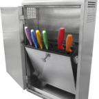 Thumbnail image #2 for IMC/Teddy KNC Knife Cabinet with 6-Knife Holder and Locking T-Handle, 6"W x 15 1/2"L x 26"H