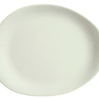 Thumbnail image #1 for Libbey Driftstone DRI-15-DME Oval Melamine Platter, Driftwood Beige, 14-1/8" x 11-1/4"