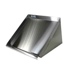 Thumbnail image #1 for SunFab SFSLANT-21 Wall-Mounted Slanted Stainless Steel Rack Shelf, 21"W x 21"D