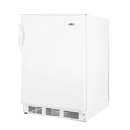 Thumbnail image #1 for Summit Commercial Accucold® AL650W ADA-Compliant Undercounter Refrigerator-Freezer, 1-Section, 5.1 cu. ft., 0°F Freezer, White