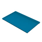 Thumbnail image #1 for TableCraft Products CW2115SBL Cooling Plate Serving Tray, 1/4 Size, 10-1/2" x 6-1/2" x 1/2", Cast Aluminum, Sky Blue