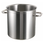 Thumbnail image #1 for Matfer Bourgeat Excellence 694045 76-Quart Stainless Steel Stockpot with Aluminum Heat Diffuser
