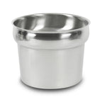 Thumbnail image #1 for Eastern Tabletop 39311FP Marmite Chafing Dish Food Pan, 11 qt., Round, Stainless Steel