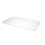 Thumbnail image #1 for Thunder Group PLDCT001 Clear Acrylic Rectangular Pastry Display Tray, 20-1/4" x 13-1/4" Case of 12