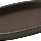 Thumbnail image #1 for Libbey Playground - Renew 701201991000761 Oval Coupe Platter, 7-1/2 x 6-3/8 in, Stoneware, Taupe