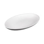 Thumbnail image #1 for G.E.T. Tenaya - EGS RT1510OV-OW Oval Melamine Platter, Off-White, 15-1/4" x 10-3/4" x 3-1/2"