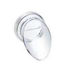 Thumbnail image #1 for Cal-Mil 3300-28LIDLG Dressing Bottle Lid, 2-1/4" Diameter, Large, Clear Plastic Case of 12