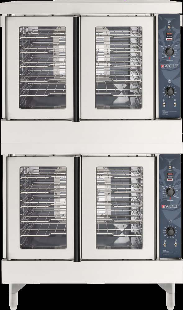 Product image #5 for Wolf WC44GD Full-Size Double-Deck Standard Depth Gas Convection Oven