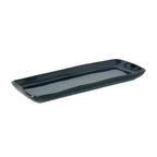 Thumbnail image #1 for Tuxton China Artisan GAN-551 Rectangular Ceramic Tray, 13-3/4" x 5" x 1-1/4"H, Night Sky 1 Dozen