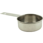 Thumbnail image #1 for AllPoints Foodservice Parts & Supplies 85666 Stainless Steel 1/3-Cup Measuring Cup, 3 oz