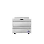 Thumbnail image #1 for Atosa AWF36D2 Two-Drawer Stainless Steel Worktop Freezer, 36-3/8"W