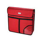 Thumbnail image #1 for CAC China BTPZ-0520R Insulated Pizza Delivery Bag, 20 x 20 x 5 in, Red, Water-Resistant Nylon Exterior Case of 6