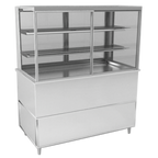 Thumbnail image #1 for RPI Industries Vienna VICD3-27-R-SQ-SC-SD Self-Service Refrigerated Deli Display Case, 44-3/8" W, Bottom-Mount Self-Contained