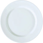 Thumbnail image #1 for G.E.T. Corona, Elegance PA1101921524 . . Porcelain Plate, 6-1/2" Round, Rolled Edge, Bright White Dozen Case of 2 Dozen