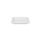 Thumbnail image #1 for Vertex China Argyle ARG-S4P Square Porcelain Plate, 4-3/4", Polished Foot, Bright White Case of 3 Dozen