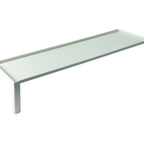 Thumbnail image #1 for Cardinal Domino by Abert FP040 Rectangular Steel Buffet Podium, White, 23.63"W x 7.88"D x 3.5"H