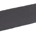 Thumbnail image #1 for JB Prince Revol R839 Rectangular Porcelain Slate Tray, Black, 11-3/4" x 4-3/4"