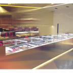 Thumbnail image #1 for Oscartek Gem R4 GEM R4 N1000 39-inch Neutral Full-Service Pastry Display Case, Straight Tempered Glass, LED Lighting
