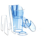 Thumbnail image #1 for AllPoints Foodservice Parts & Supplies 86193 Plastic Round-Bottom Ice Scoop, 12–16 oz