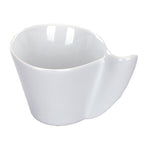 Thumbnail image #1 for International Tableware Vale VL-1 Porcelain Coffee Cup, 8 oz, White, with Handle 1 Dozen
