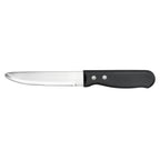 Thumbnail image #1 for New Star Foodservice Inc. 58949 Jumbo Steak Knife, 5" Rounded Serrated Blade, 10" Plastic Handle Case of 12 Dozen