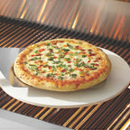 Thumbnail image #2 for Chef Master Mr. Bar-B-Q 06187Y 15" Round Pizza Stone Kit with Folding Spatula and Pizza Cutter Case of 2