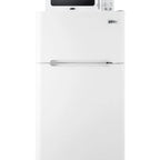 Thumbnail image #1 for Summit Commercial Summit Appliance MRF34WA Microwave/Refrigerator-Freezer Combination, 19 in Wide, 3.2 cu. ft. Refrigerator, 0.7 cu. ft. Microwave