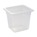 Thumbnail image #1 for ATSMFG Mama Lucy MLY-PP-166 1/6 Size Polypropylene Food Pan, 6" Deep, Translucent Case of 48