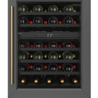 Thumbnail image #8 for Koolmore KM-CW46DZ-BPR 2-Section Dual-Zone Reach-In Wine Cooler with Glass Doors and Wooden Shelves