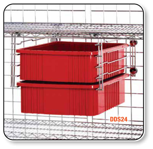 Product image #2 for Quantum DDS-24 Food Bar Tray Slides & End Shelves